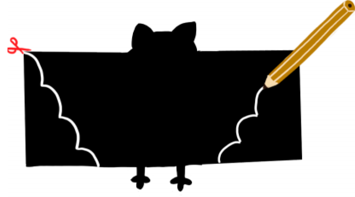 Basteln Fledermaus 5