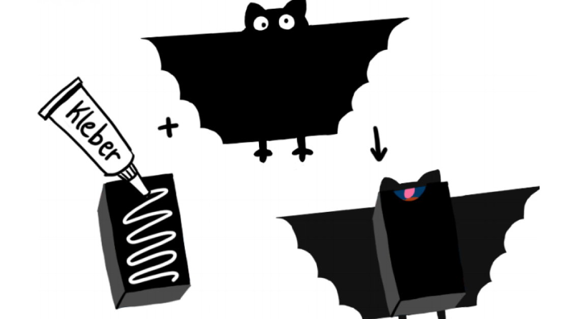 Basteln Fledermaus 8