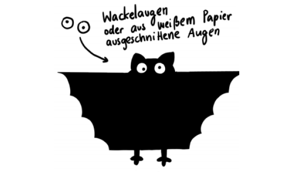 Basteln Fledermaus 6