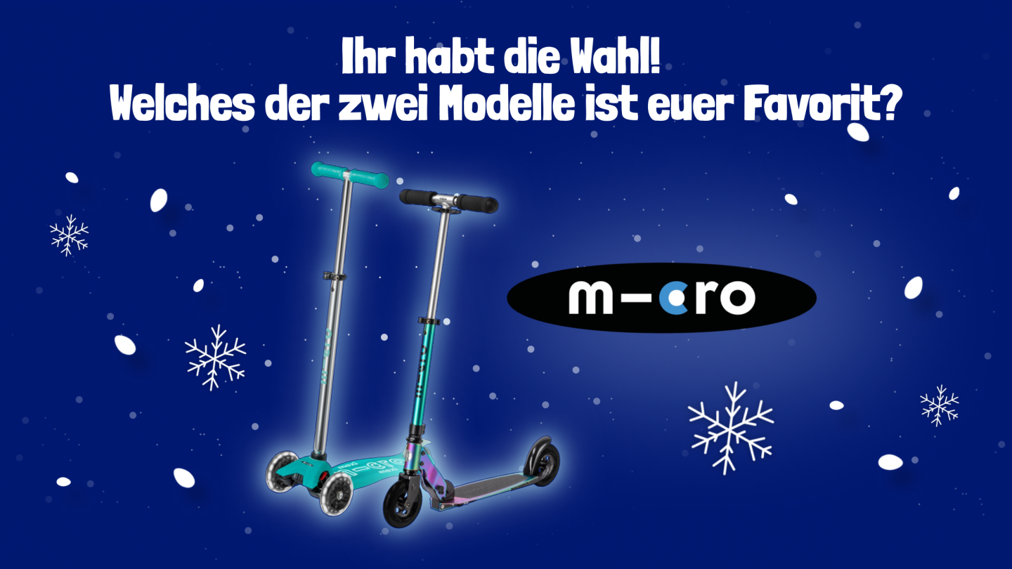 Gewinnt 1 von 100 Rollern von micro