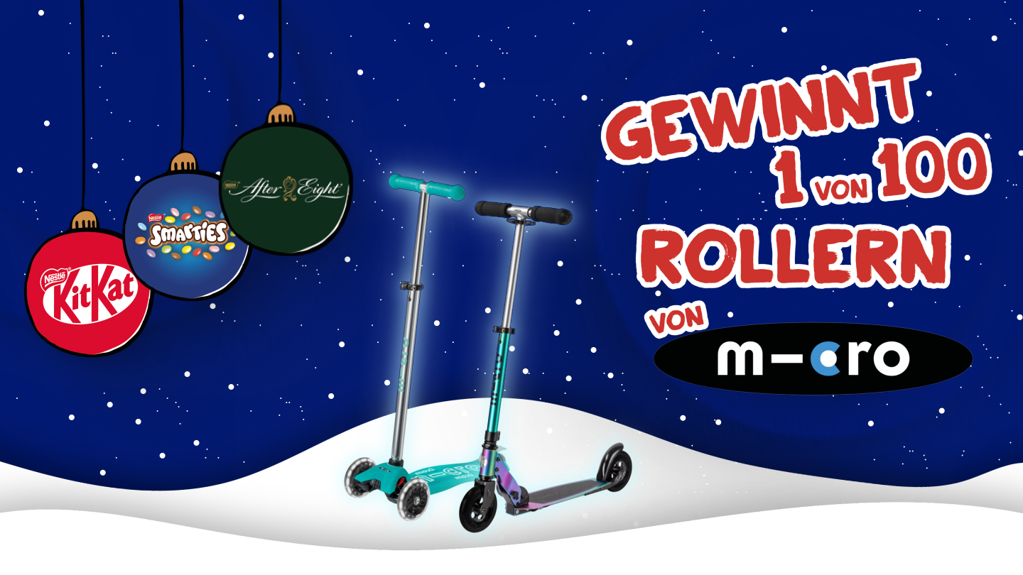 Gewinnt 1 von 100 rollern