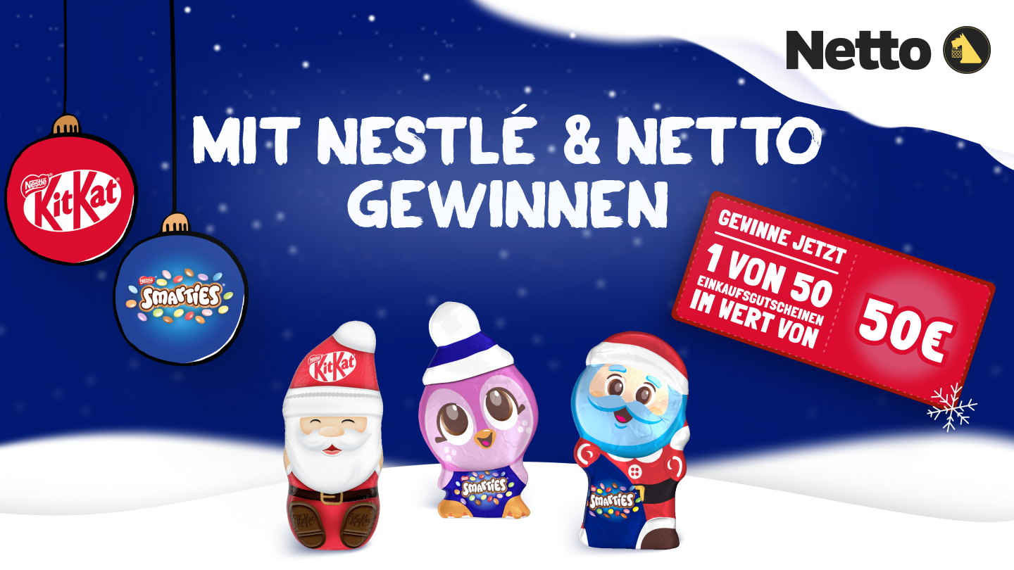 Mit Nestle & Netto Gwinnen