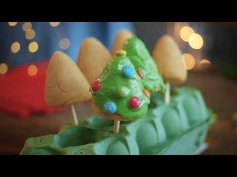 SMARTIES® Tannenbaum-Cake-Pops
