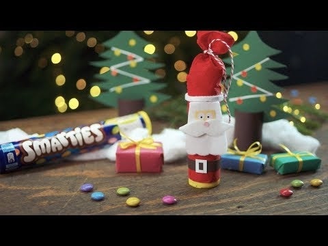 SMARTIES® Weihnachtsmann-Deko basteln – Anleitung